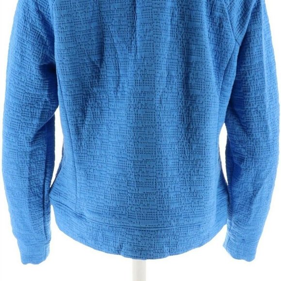 NWT H BY HALSTON LIGHTWEIGHT TEXTURED BOMBER JACKET 8 - Picture 7 of 10